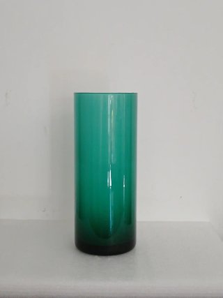 Vaso Cilindrico in cristallo Vintage