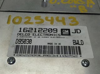 CENTRALITA MOTOR UCE OPEL CORSA B 16212209