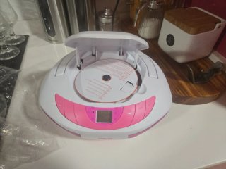 Reproductor CD Boombox Pink