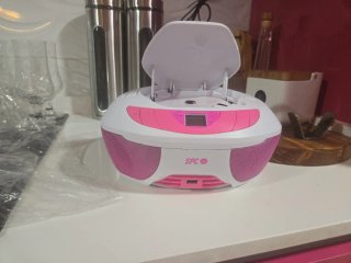 Reproductor CD Boombox Pink