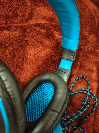Auriculares Gaming Azul y Negro