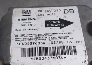 CENTRALITA AIRBAG OPEL VECTRA B BERLINA 90569350D