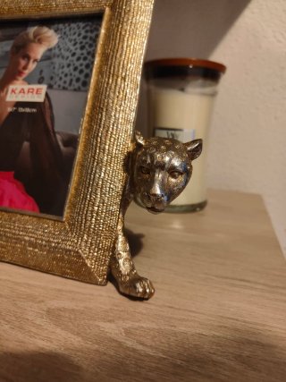 Marco Fotos Leopardo Dorado Kare Design