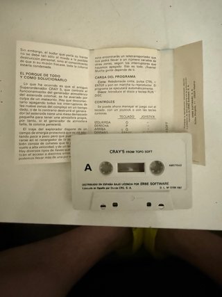 CRAY-5 Amstrad Cassette Juego