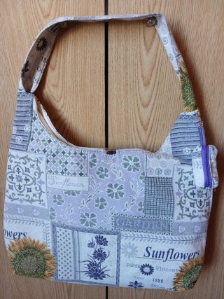 Bolso multicolor con estampado de círculos