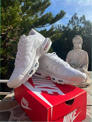 Nike Air Max Plus TN Talla 40 Blancas