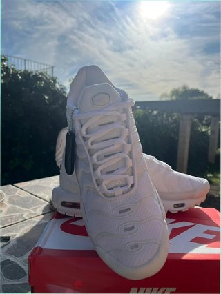 Nike Air Max Plus TN Talla 40 Blancas
