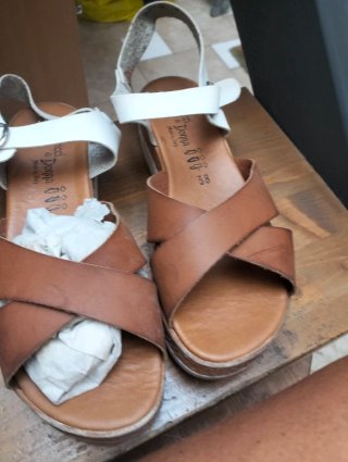 Sandali di Donna bicolore Tg 38