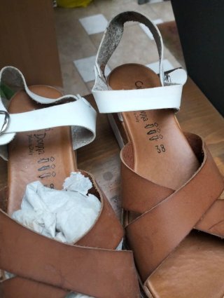 Sandali di Donna bicolore Tg 38