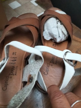 Sandali di Donna bicolore Tg 38