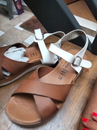 Sandali di Donna bicolore Tg 38