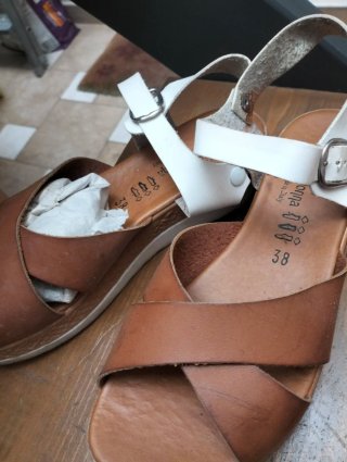 Sandali di Donna bicolore Tg 38