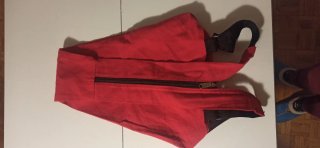 Mochila bandolera con bordado étnico