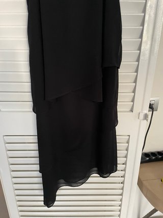Vestito donna nero con perline