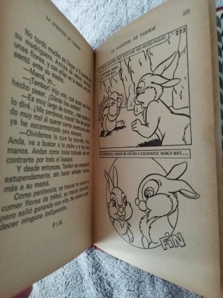 Libro Infantil Bambi Walt Disney Antiguo
