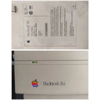 Macintosh IIsi + Monitor Apple + Cubierta