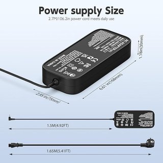 Jippofu 180W Cargador para ASUS Rog Gaming G750JM