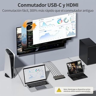 Alxum Switch HDMI 4 Entradas 1 Salida 4K@60Hz