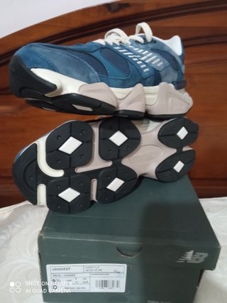 New Balance 9060 Beige/Blu Scarpe Uomo