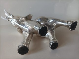 Figura Elefante Plateado