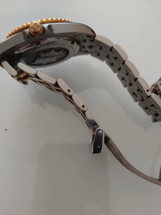 Certina 1888 Reloj Hombre Oro y Plata