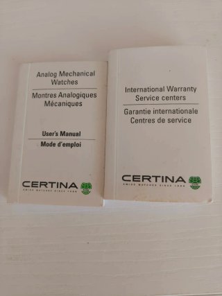 Certina 1888 Reloj Hombre Oro y Plata
