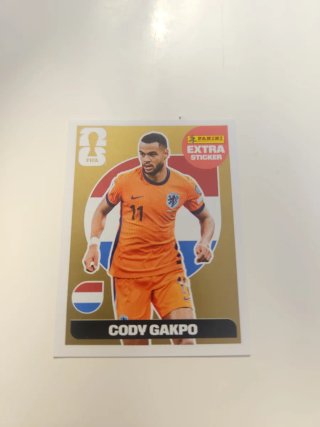 Panini Extra Sticker Cody Gakpo Oro