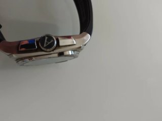 Reloj AVIATOR Hombre Esfera Azul Correa Negra