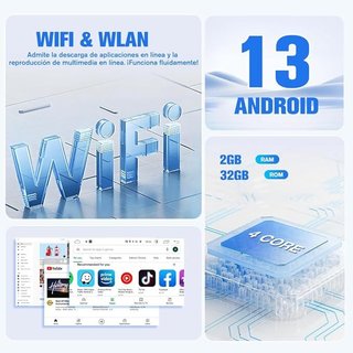 Hexinex Android 13 2+32GB AutoRadio 7'' VW Passat
