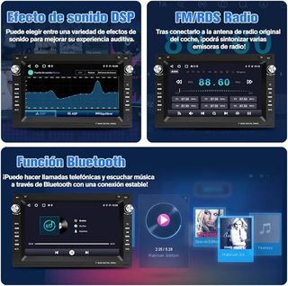Hexinex Android 13 2+32GB AutoRadio 7'' VW Passat