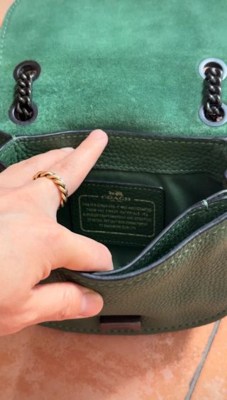 Borsa Coach Pelle Verde Donna