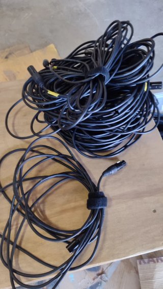 Lote Cables DMX para foco Led de teatro