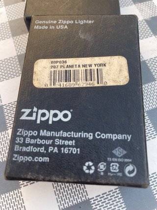 Zippo New York con Taxi y Puente