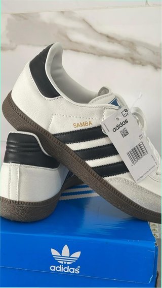 Adidas Samba OG Blanco/Negro Gamuza Talla 40
