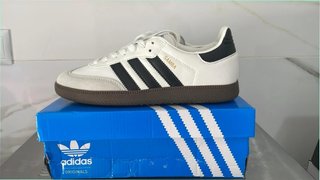 Adidas Samba OG Blanco/Negro Gamuza Talla 40