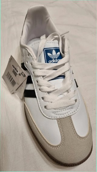 Adidas Samba OG Blanco/Negro Gamuza Talla 42