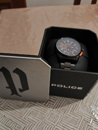 Orologio da uomo Police nuovo/scatola e documenti