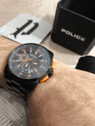 Orologio da uomo Police nuovo/scatola e documenti