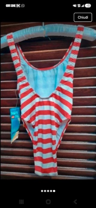 Costume da bagno Triumph righe rosse