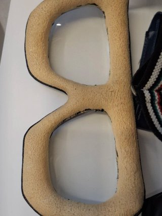 Occhiali moto vintage Baruffaldi pelle
