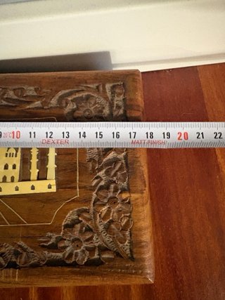 Caja Madera Retro Taj Mahal India