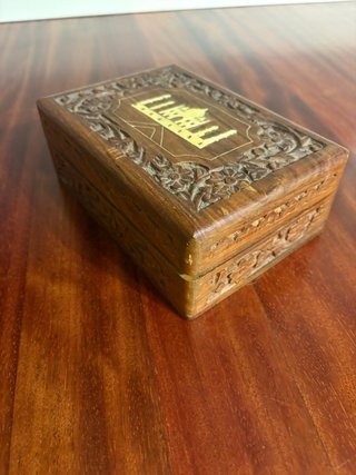 Caja Madera Retro Taj Mahal India