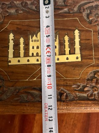 Caja Madera Retro Taj Mahal India