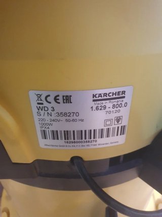 Aspirador Karcher WD 3