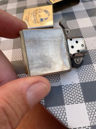 Zippo U.S.S. Saratoga CV-60 Encendedor año 1957