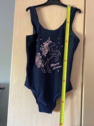 Bañador niña unicornio azul y rosa