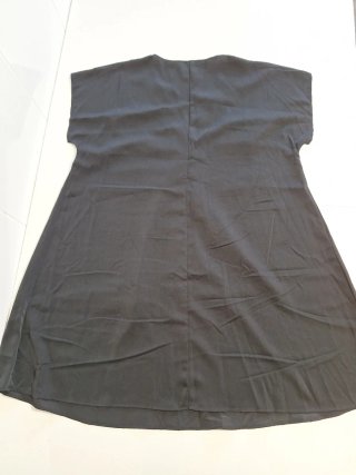 Vestido negro SHEIN bordado Talla XL (NUEVO)