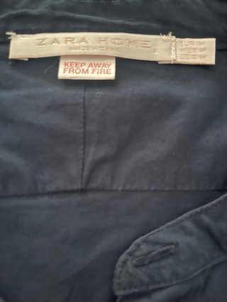 Camisa Zara Home Azul Manga Larga
