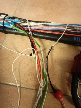 Barra Kite Carbono 55cm