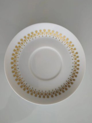 Platos Rosenthal Porcelana Dorados x4